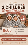 2 Children Hoodie Blankets Post