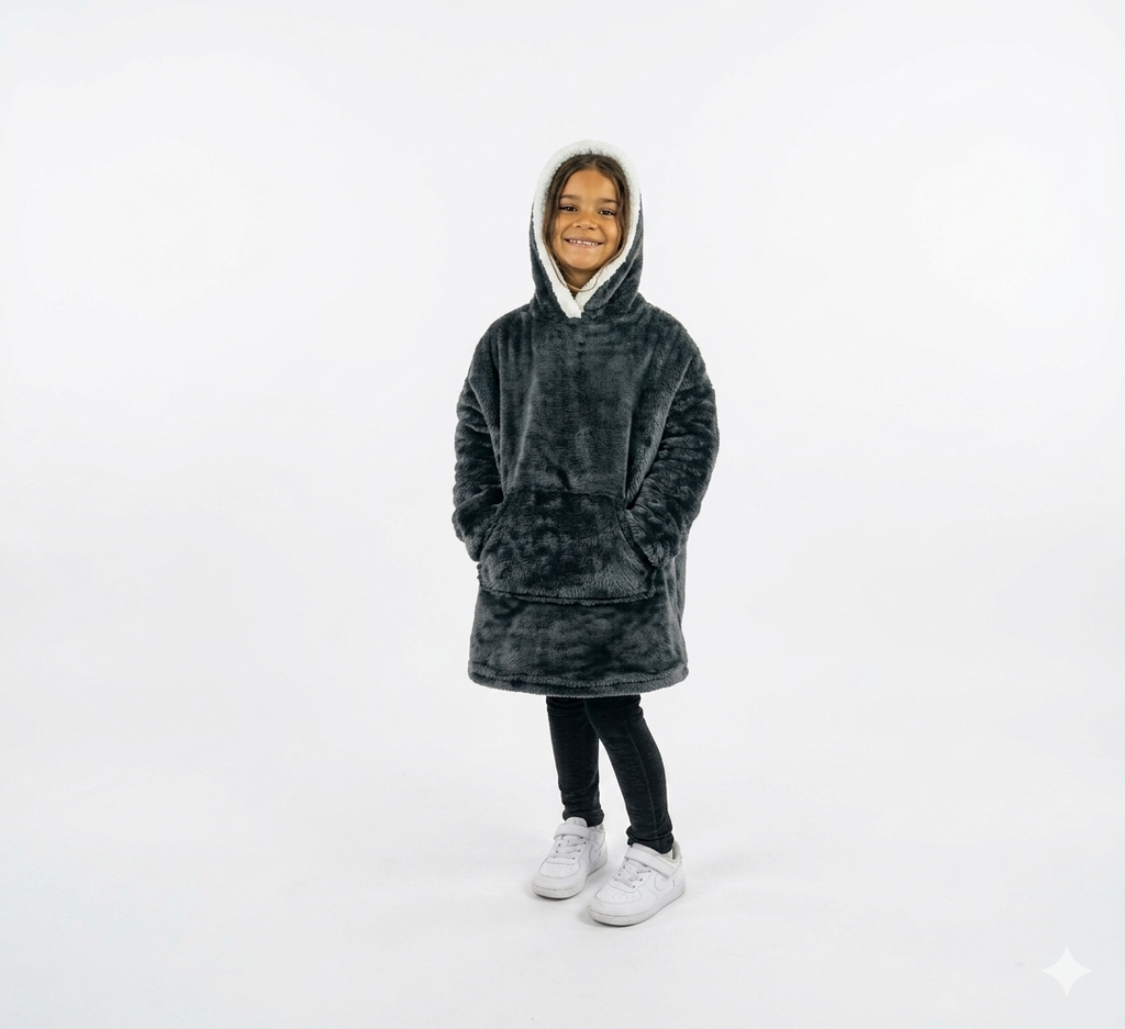 2 Children Hoodie Blankets Post