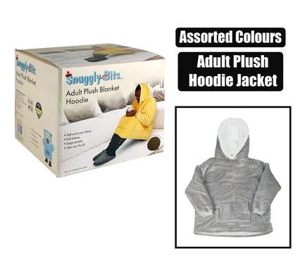 Plush Adult Hoodie Blanket