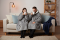 Plush Adult Hoodie Blanket