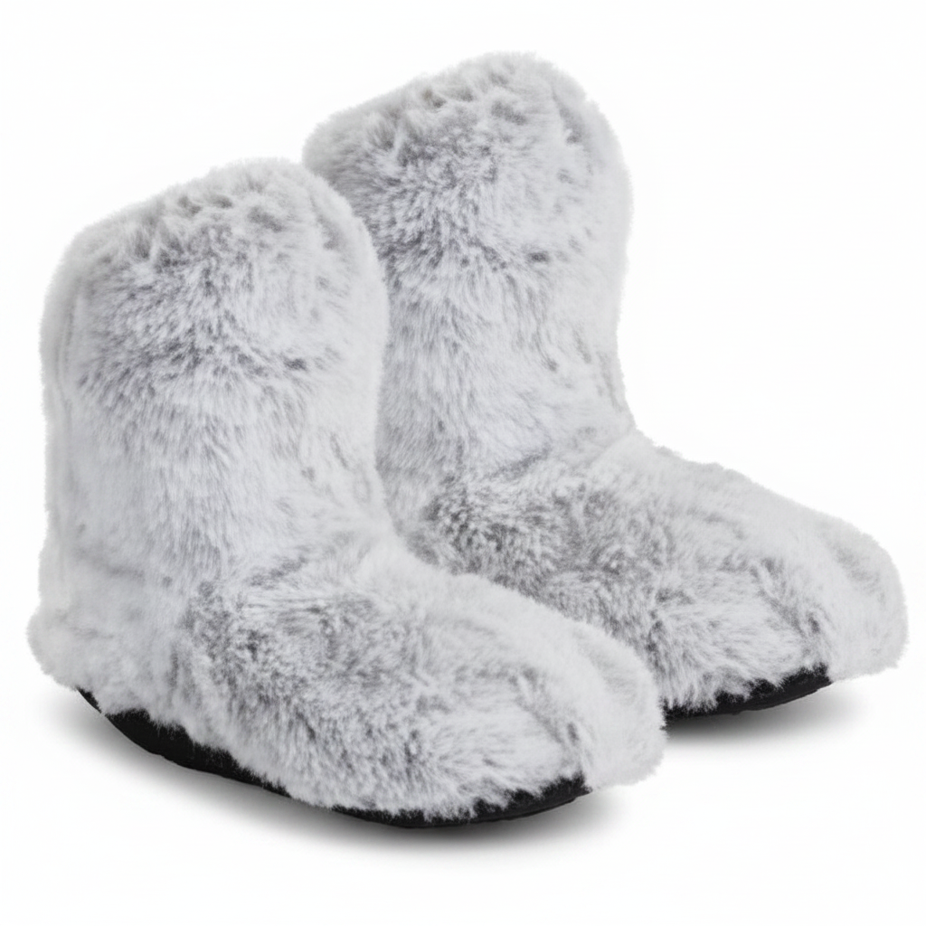 Microwave Heating Plush Slippers